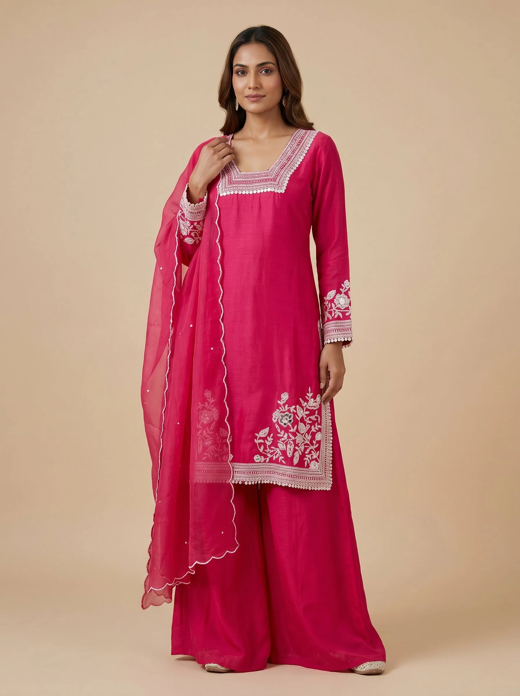 Rani Fuchsia Palazzo Set