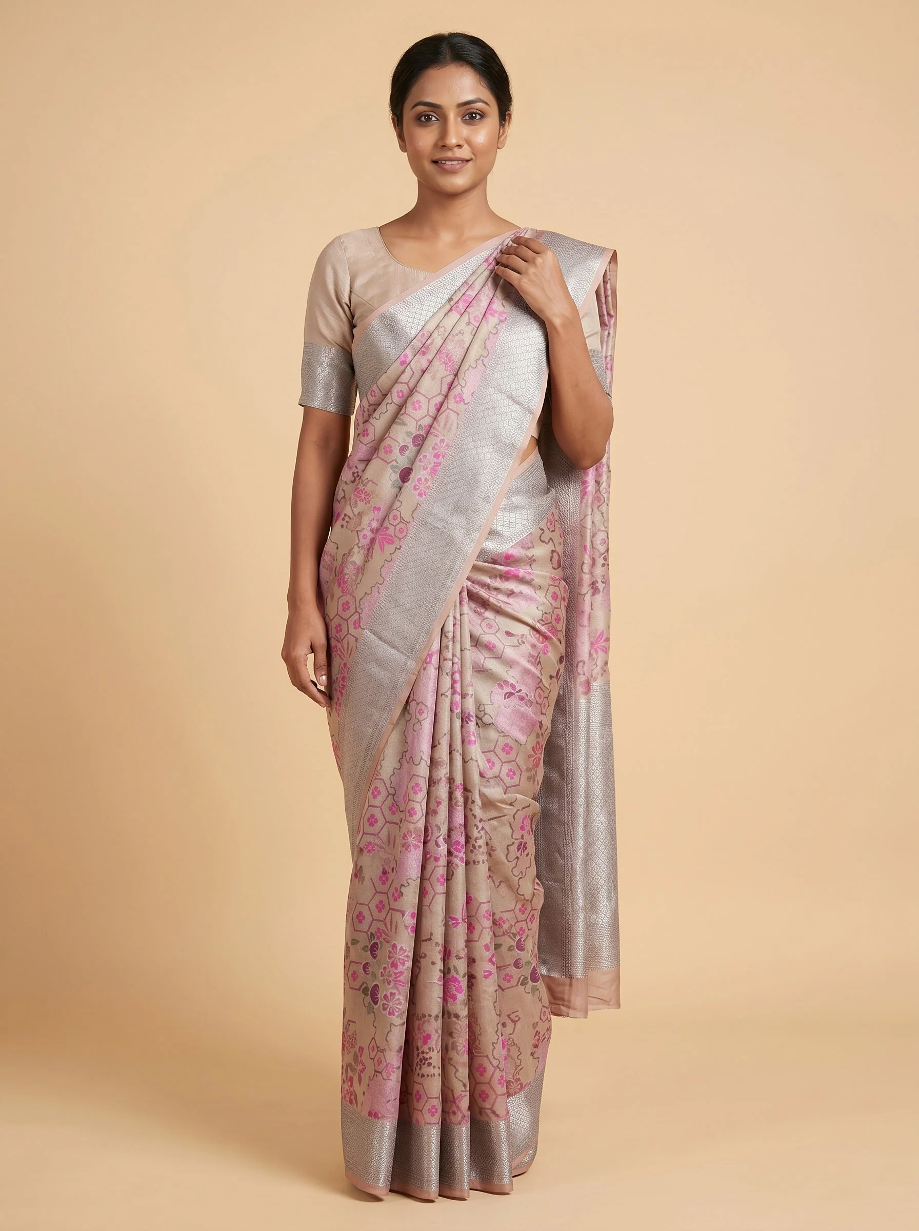 Rani Mist Handloom Saree