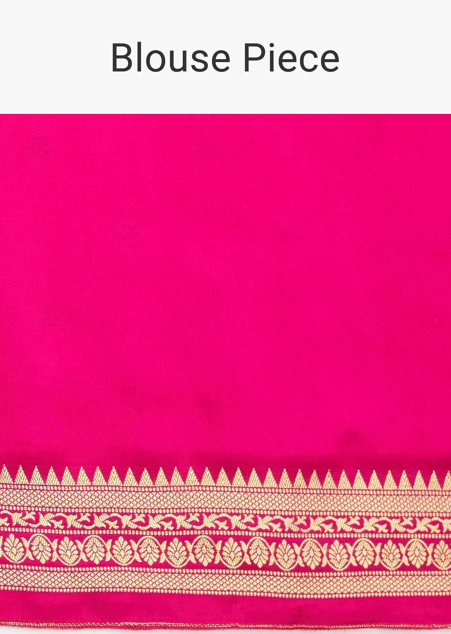 Rani Pink Tissue Silk Saree With Butti Work - Image 10
