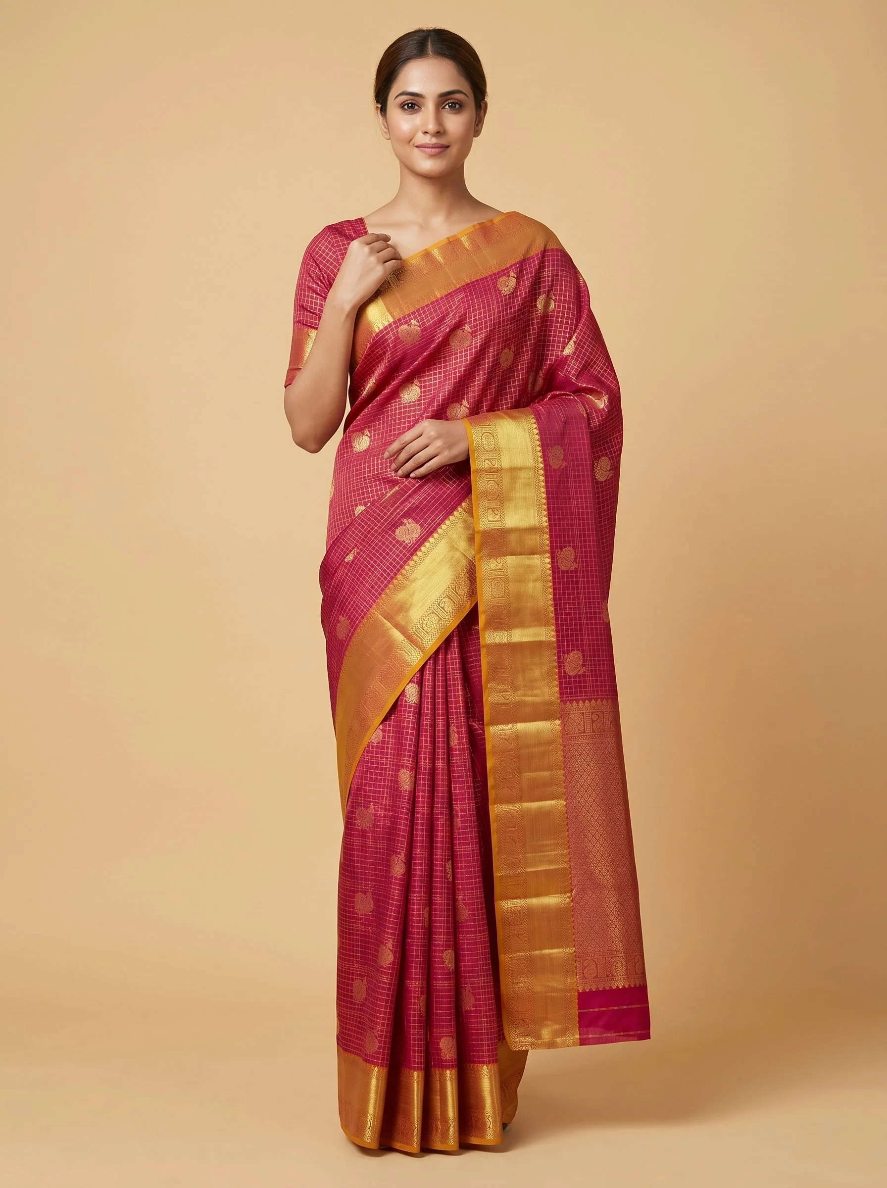 Rani Regal Glow Handloom Saree