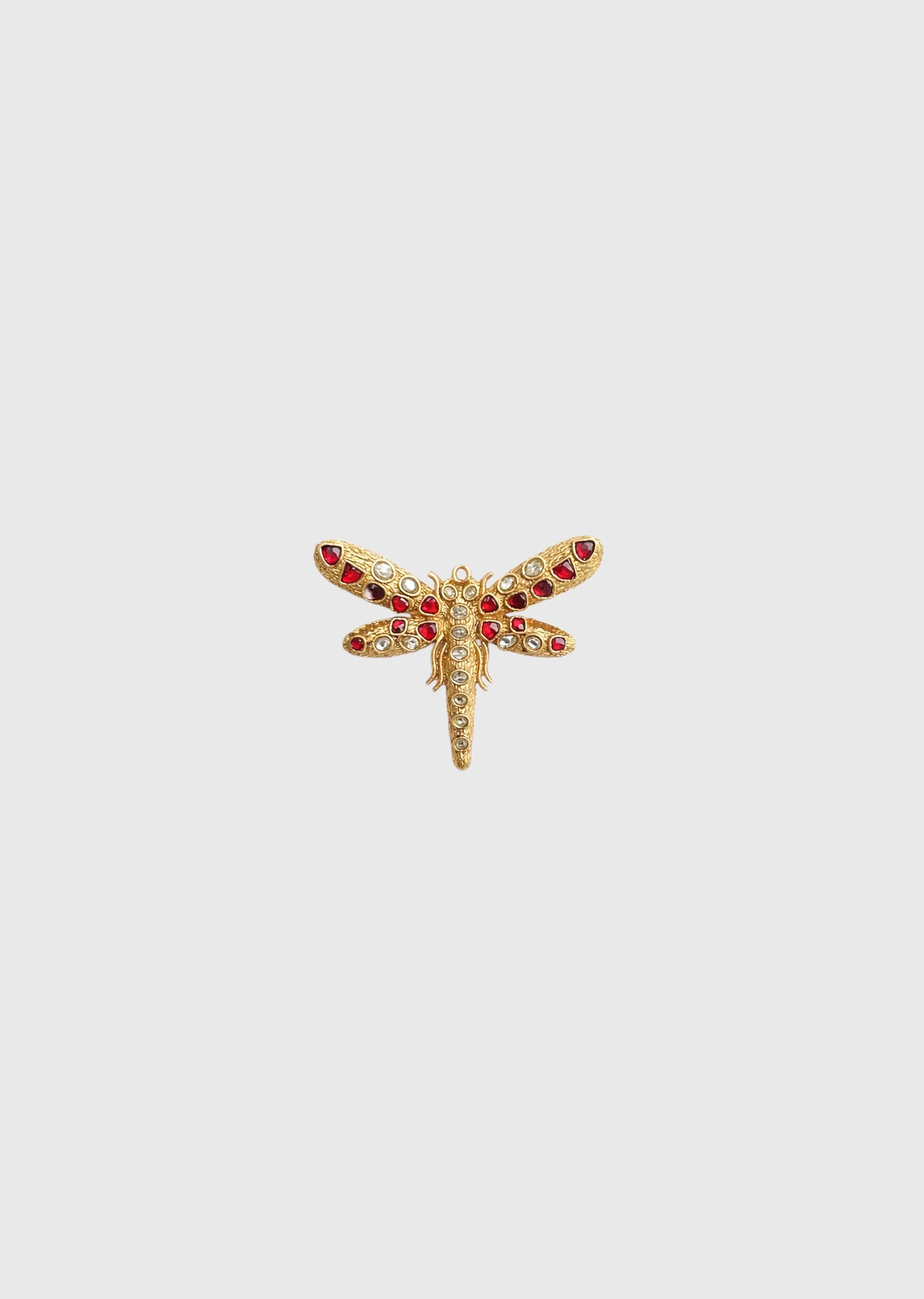 Red Accent Mother of Pearl Ring - Image 2