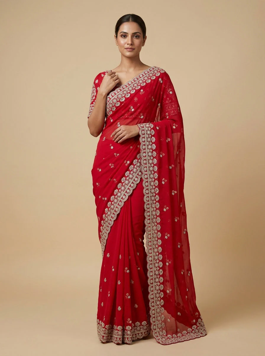 Red Signature Iconic Saree