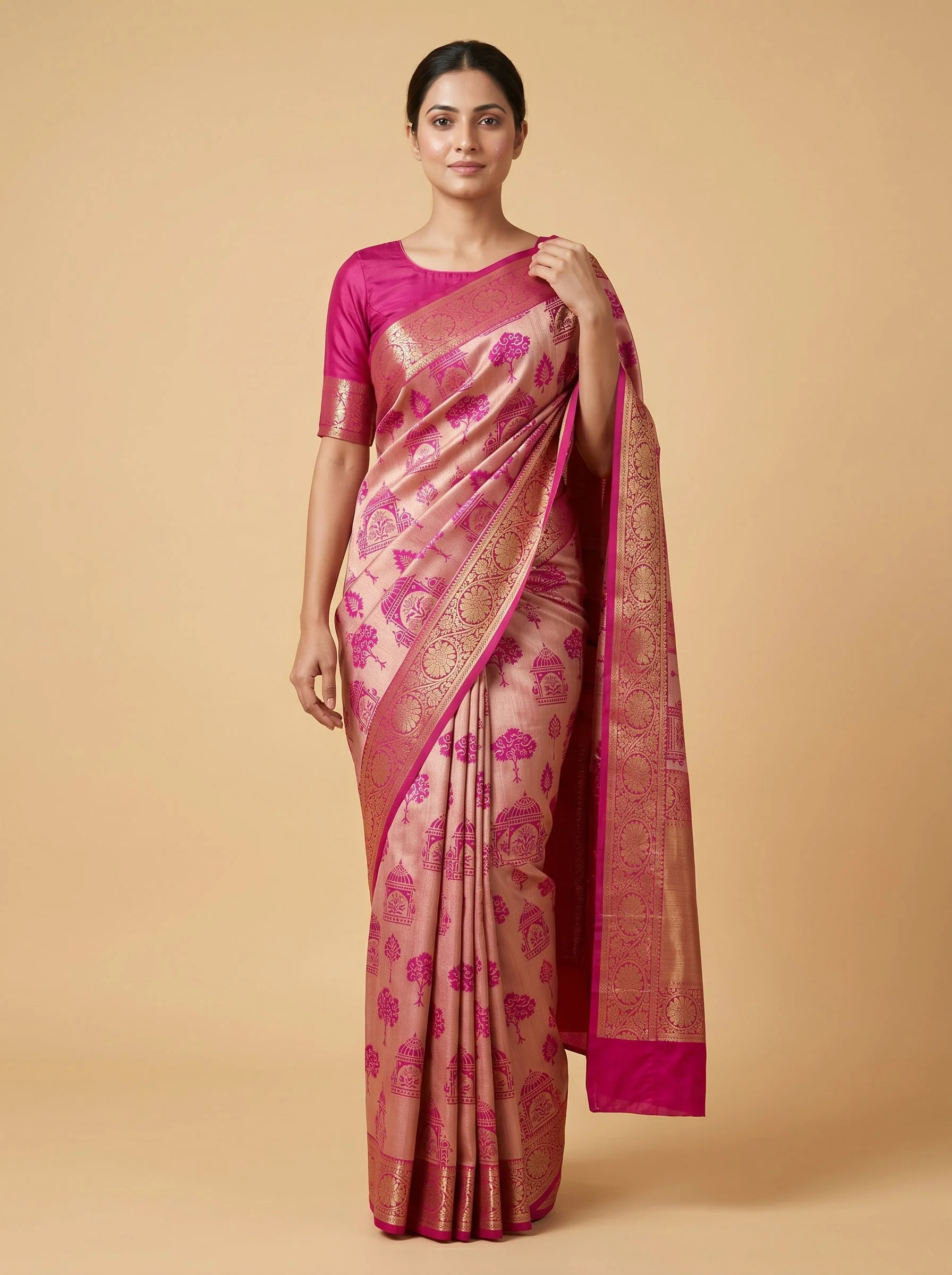Royal Magenta Saree