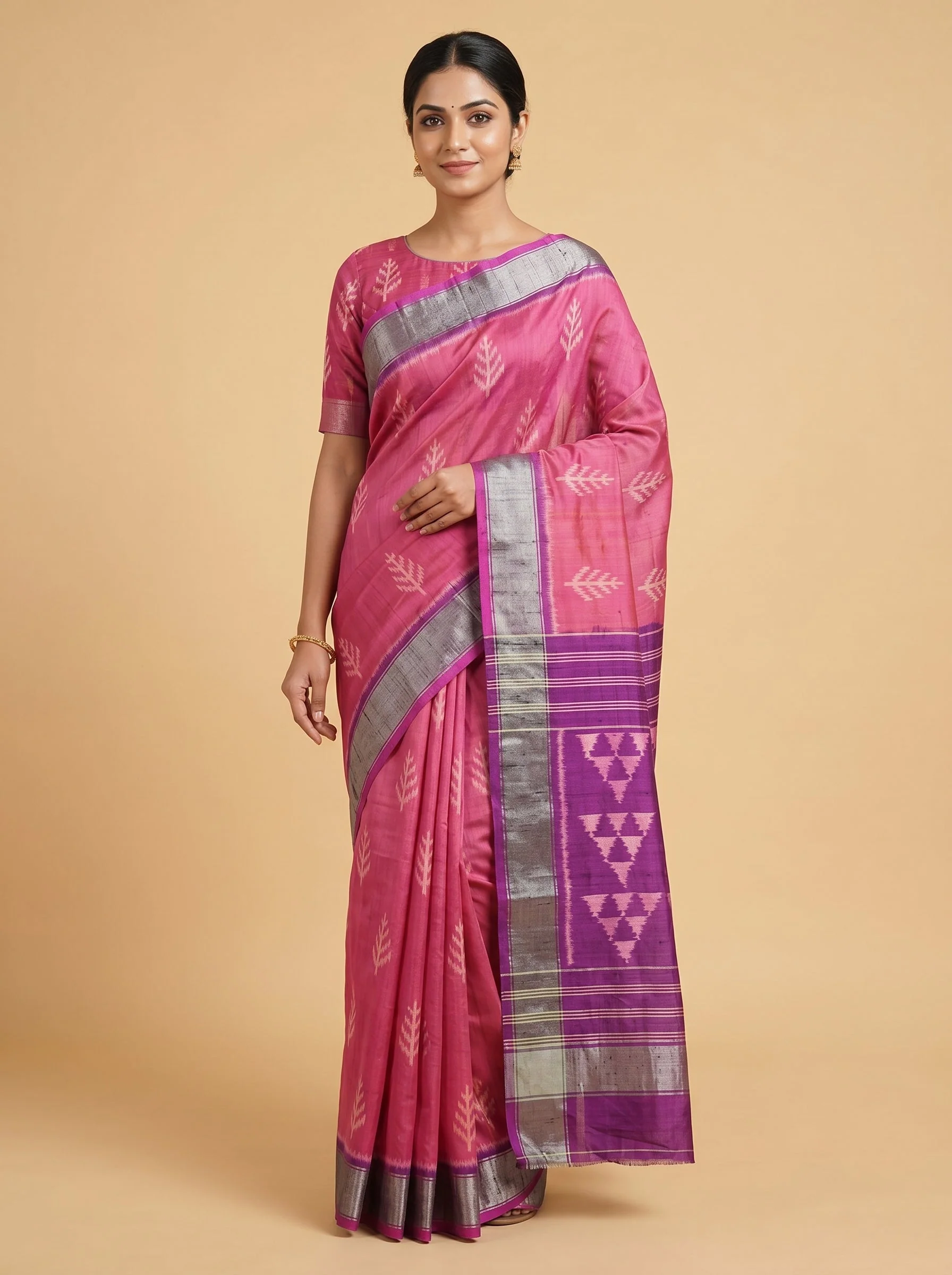 Royal Purple Radiance Saree