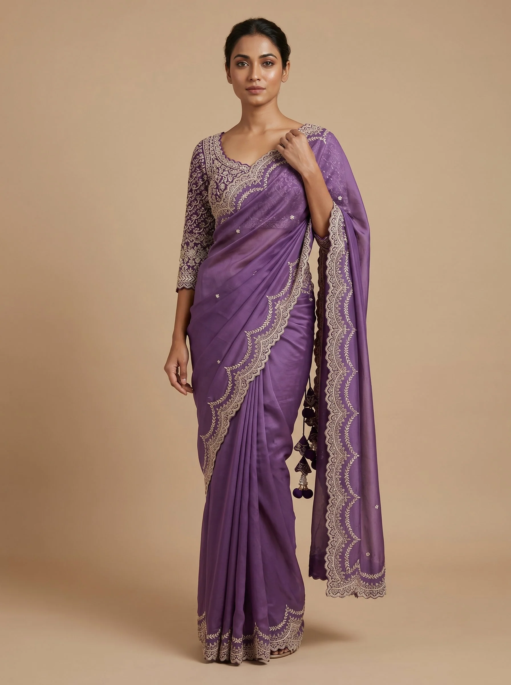 Royal Violet Drape