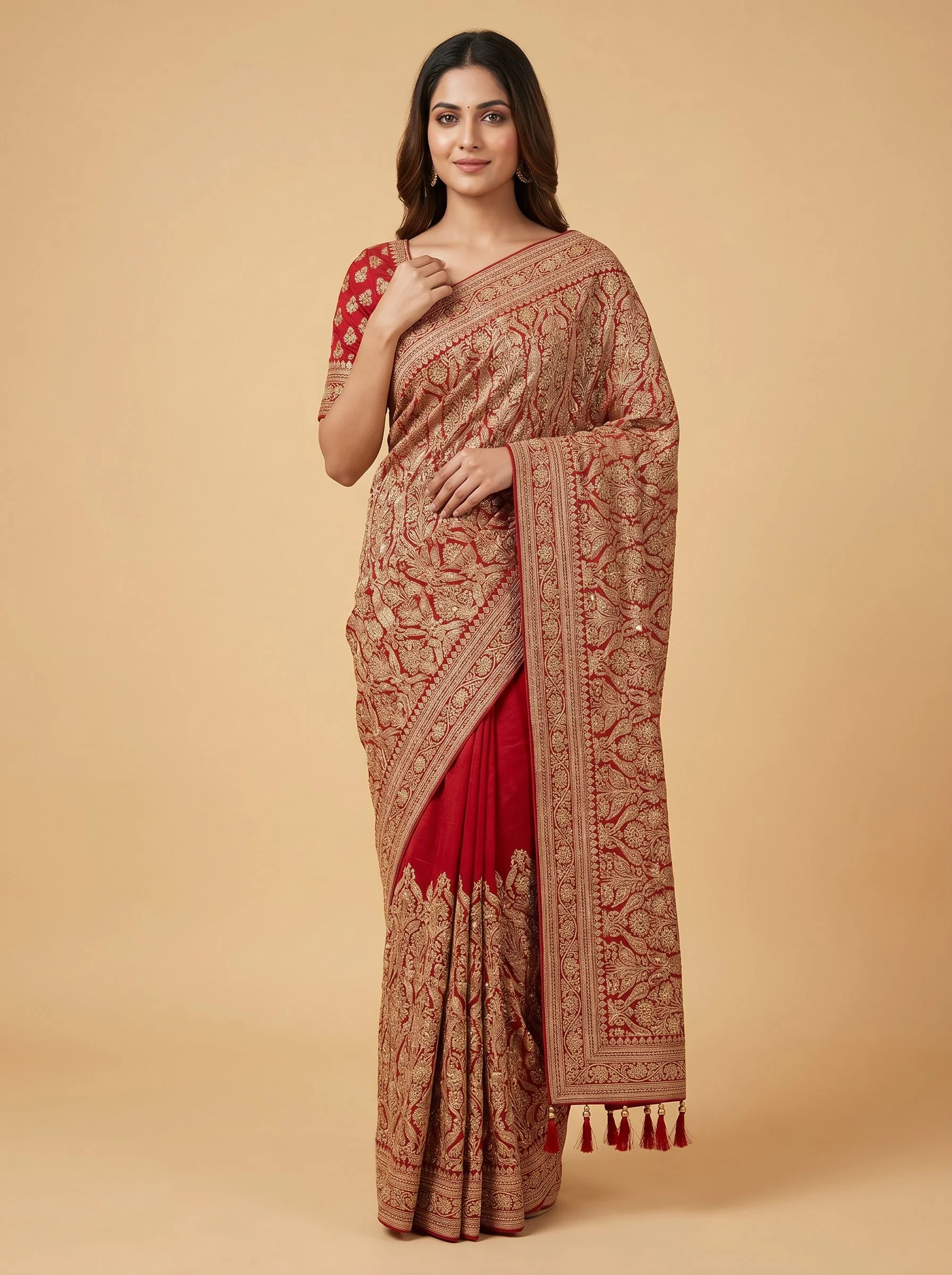 Ruby Spark Radiance Saree