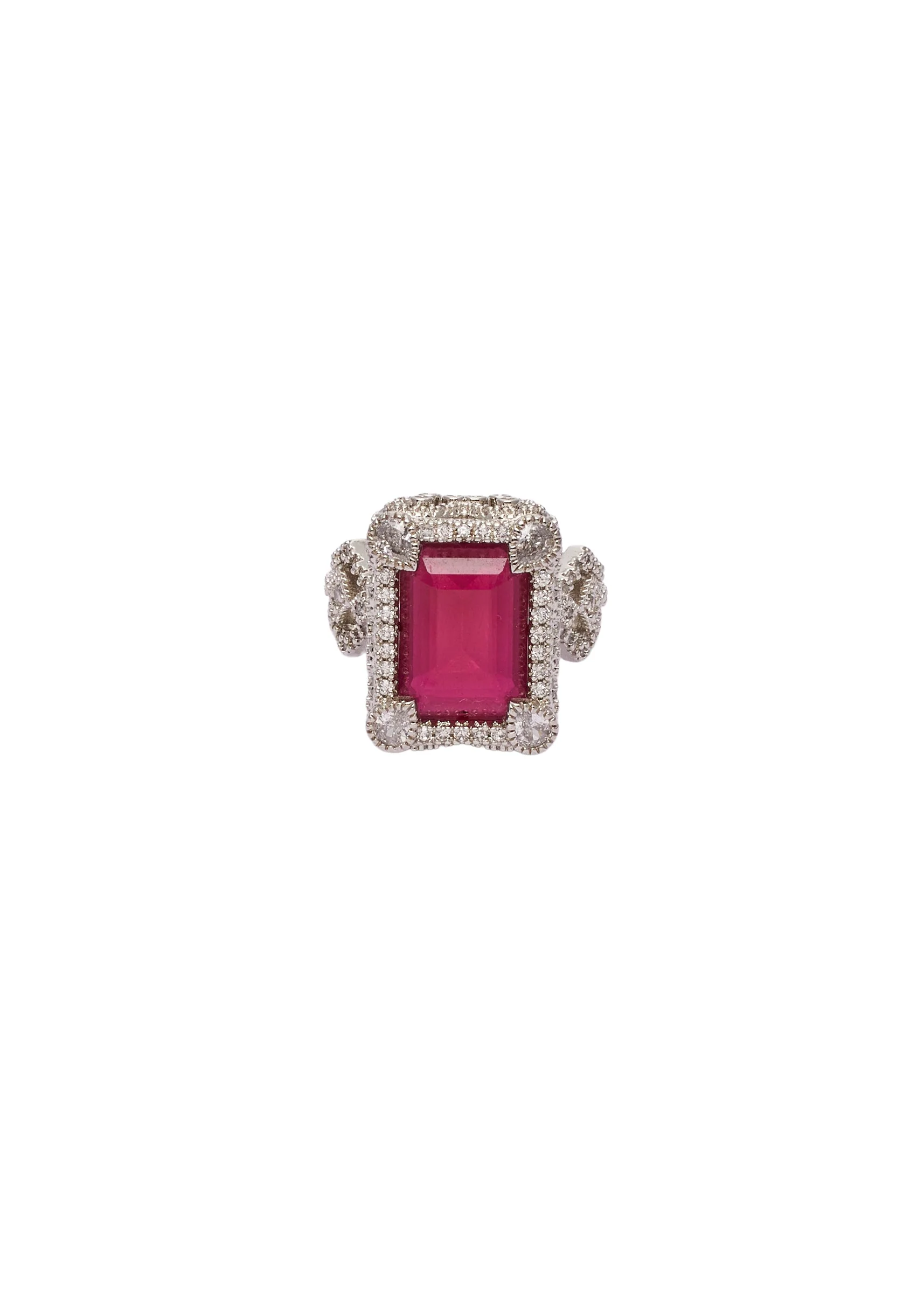 Ruby Stone Statement Ring - Image 2