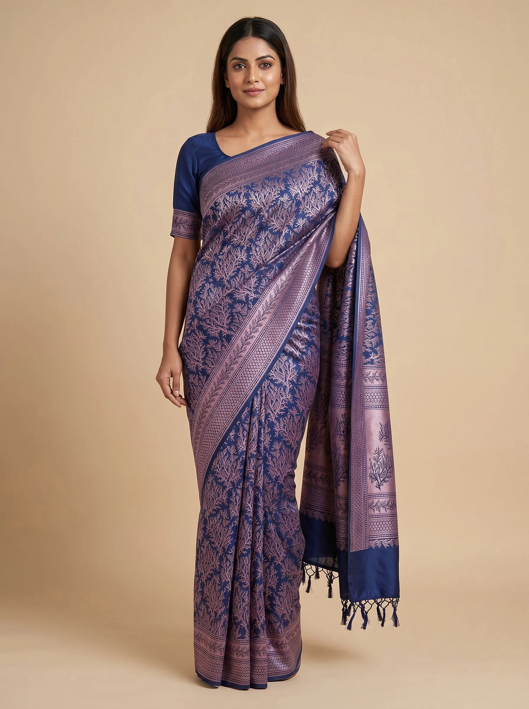 Sage Green Serene Weave Handloom Saree