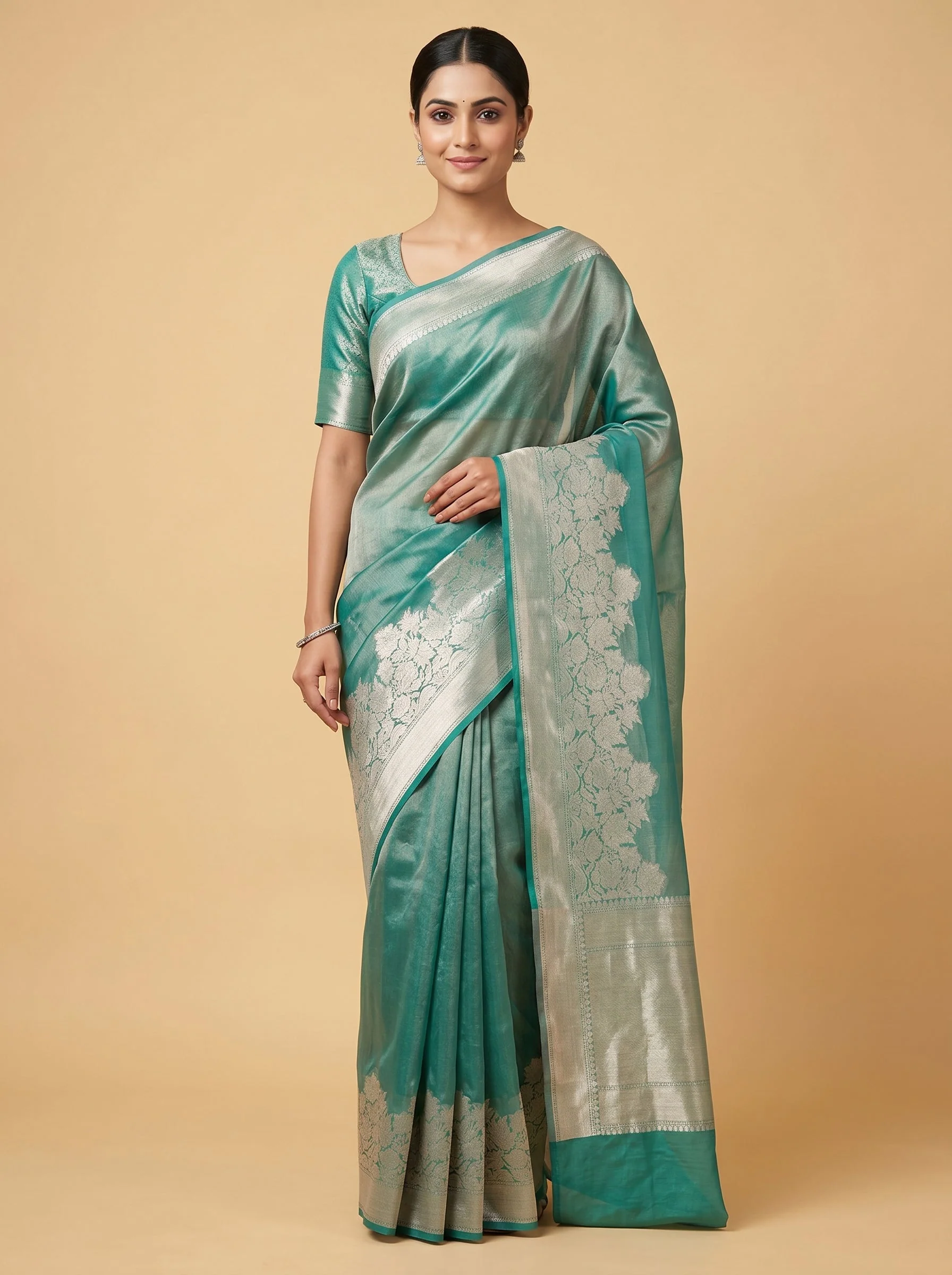 Sage Green Timeless Handloom Saree