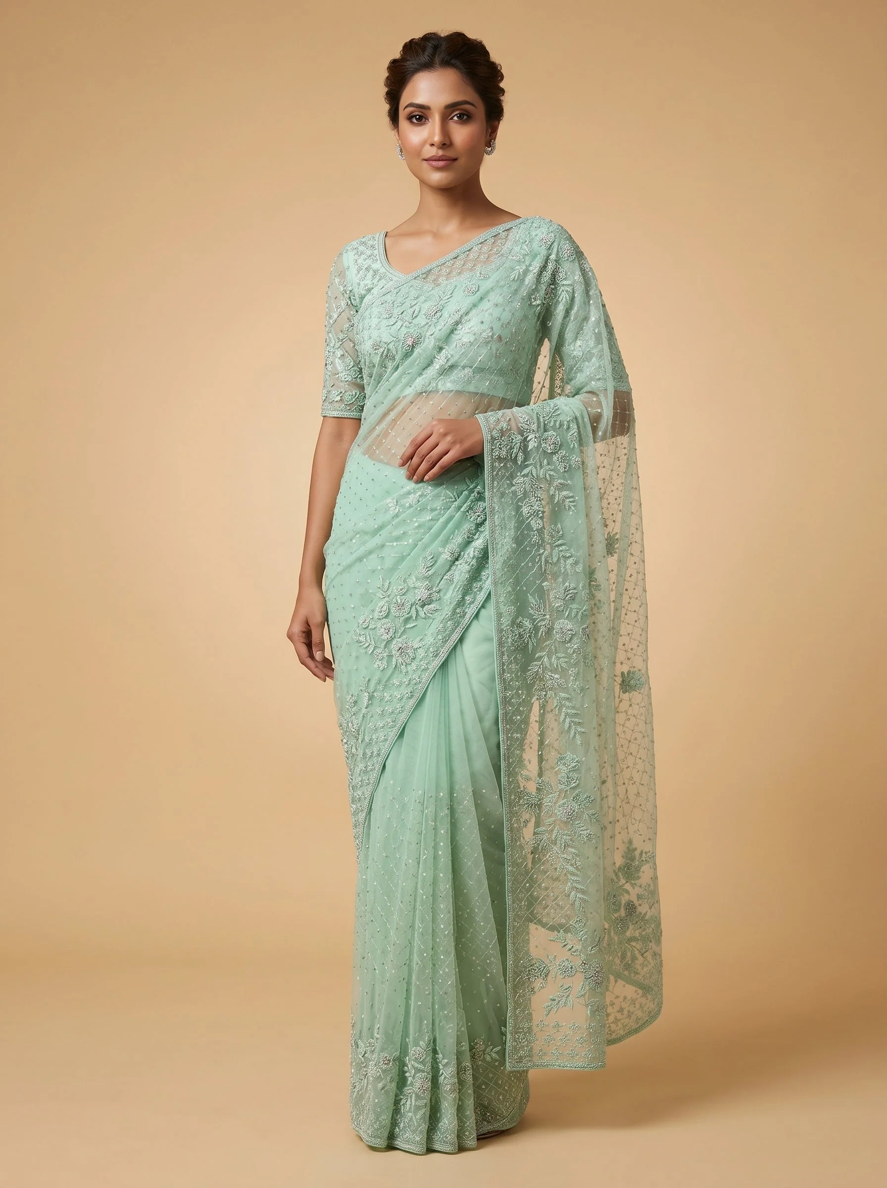 Seafoam Whisper Drape