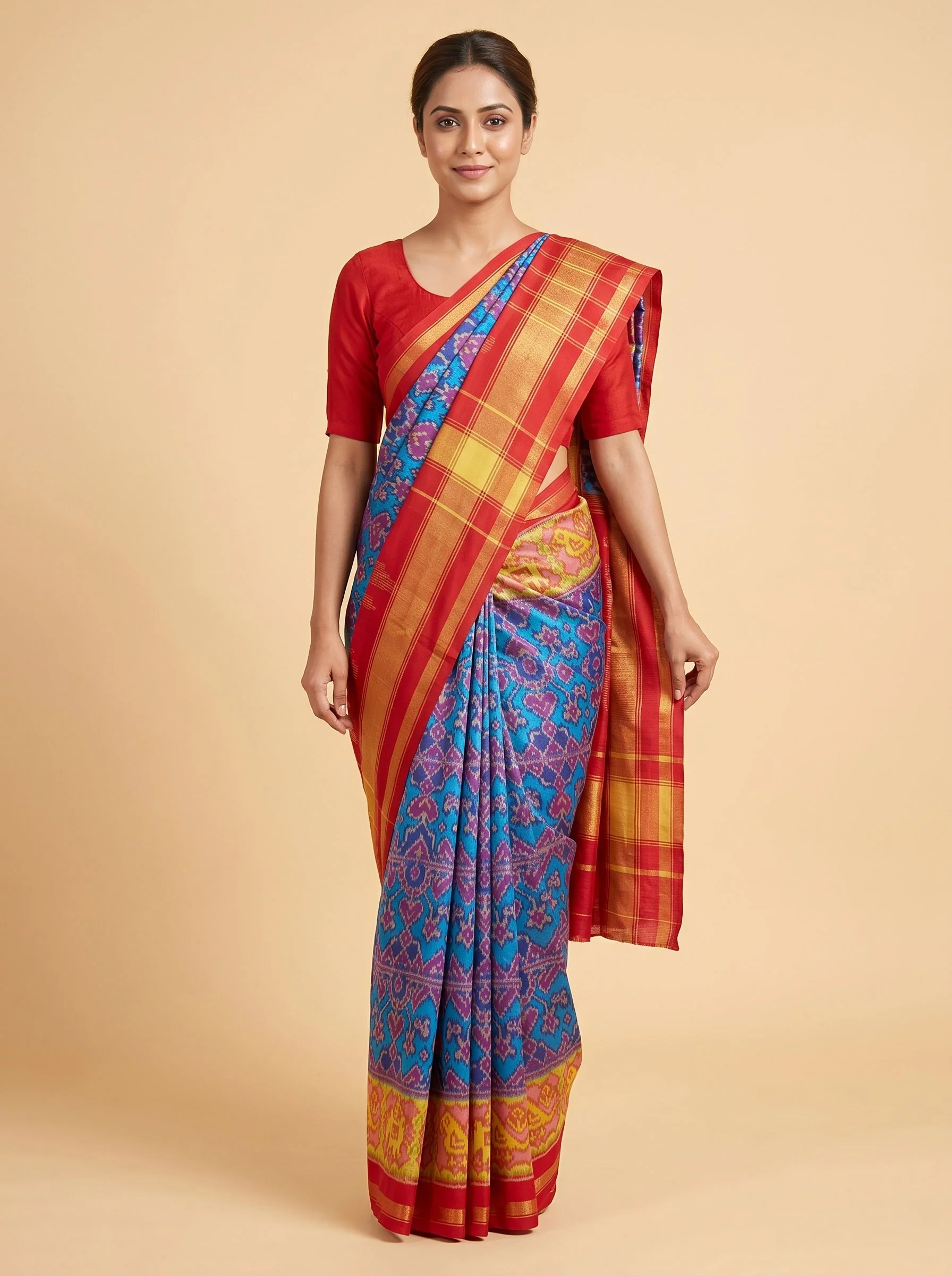 Sky Mist Glow Saree