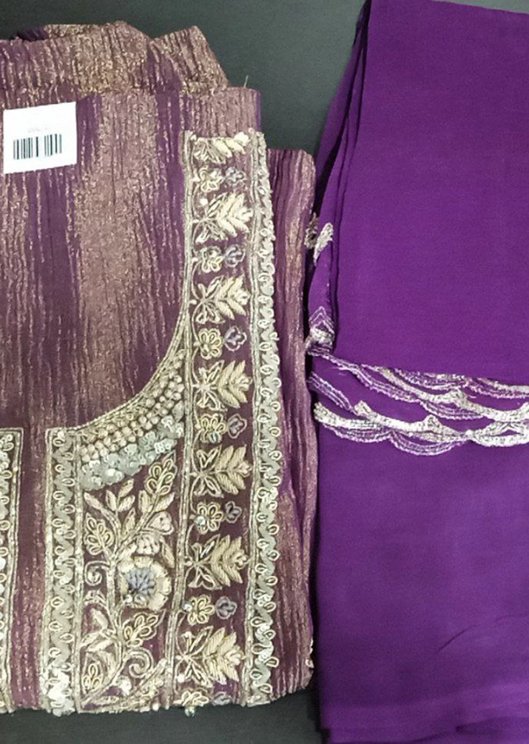 Walnut Bloom Grandeur Dress Material