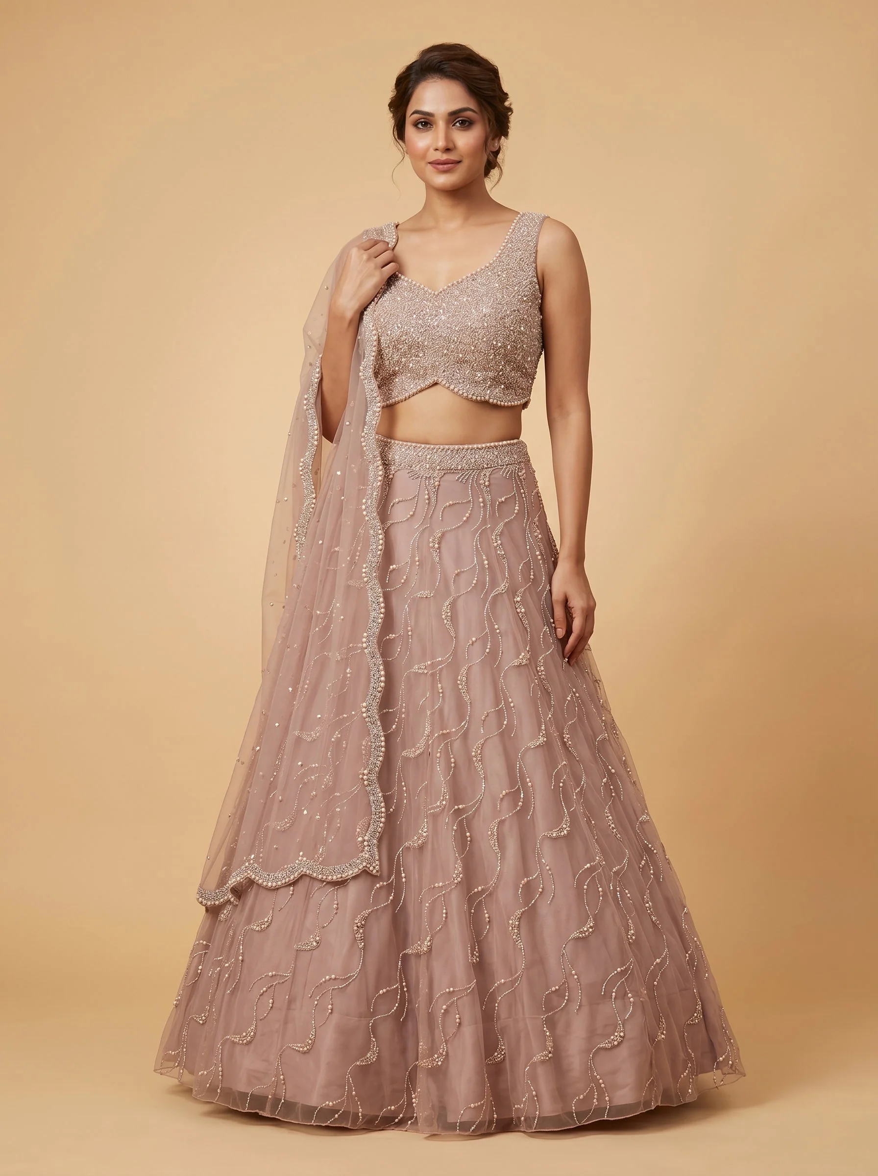 Warm Sand Lehenga
