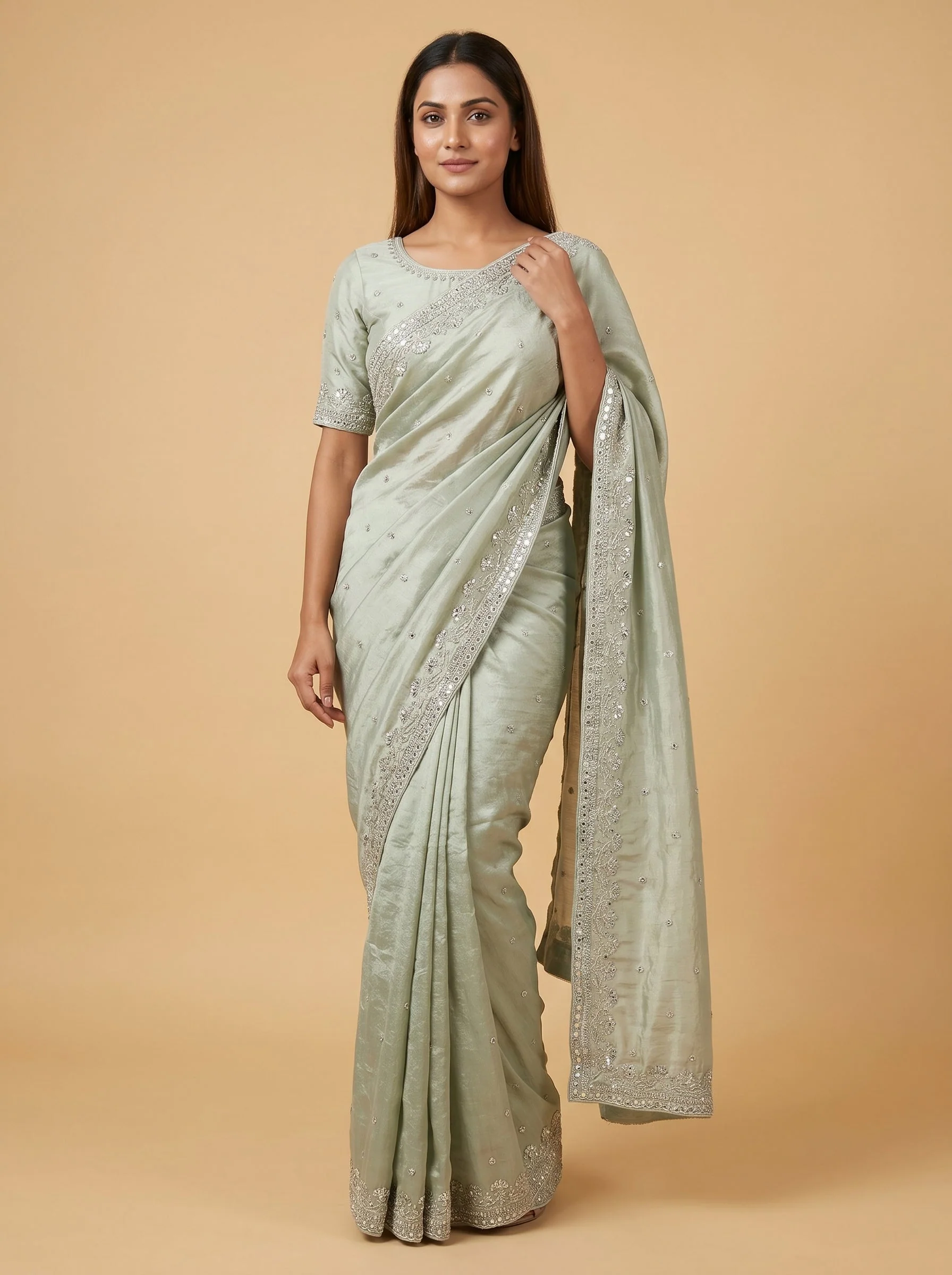 White Pristine Handloom Saree