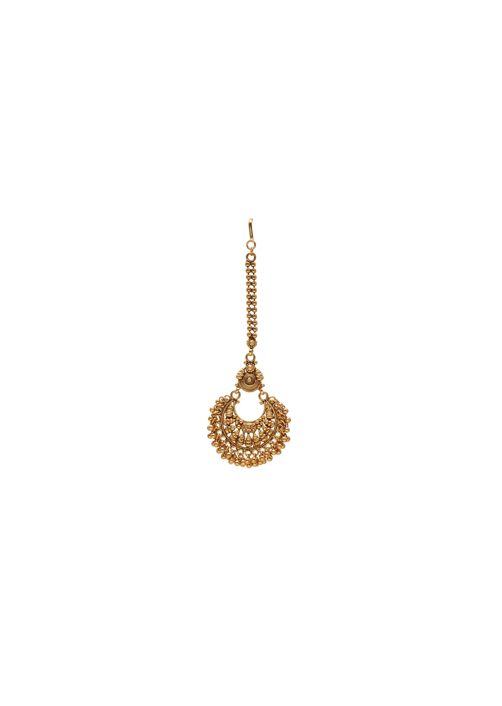 White Stone And Pearl Kundan Choker Set - Image 4