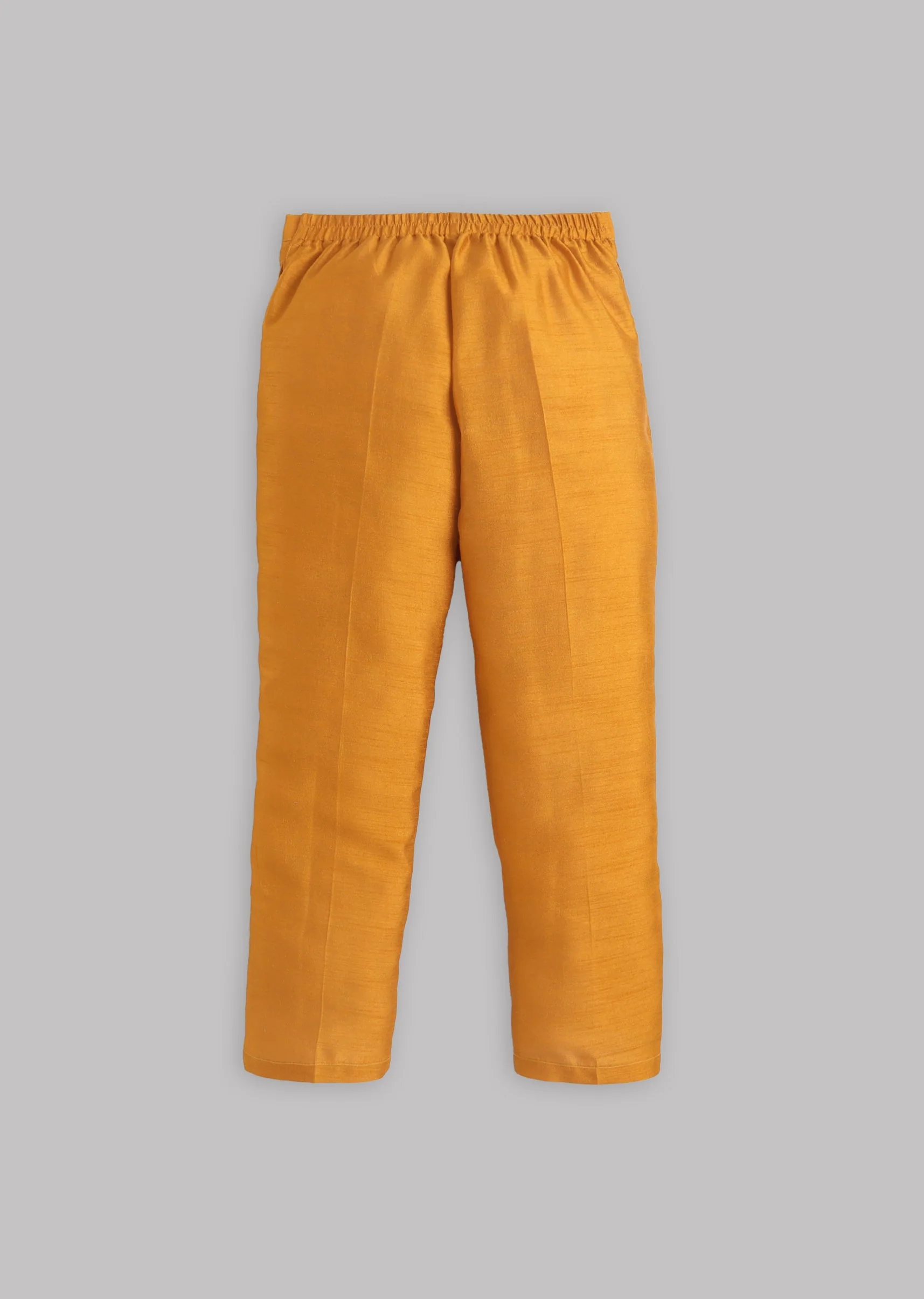 Yellow Abstract Nehru Jacket Set - Image 10