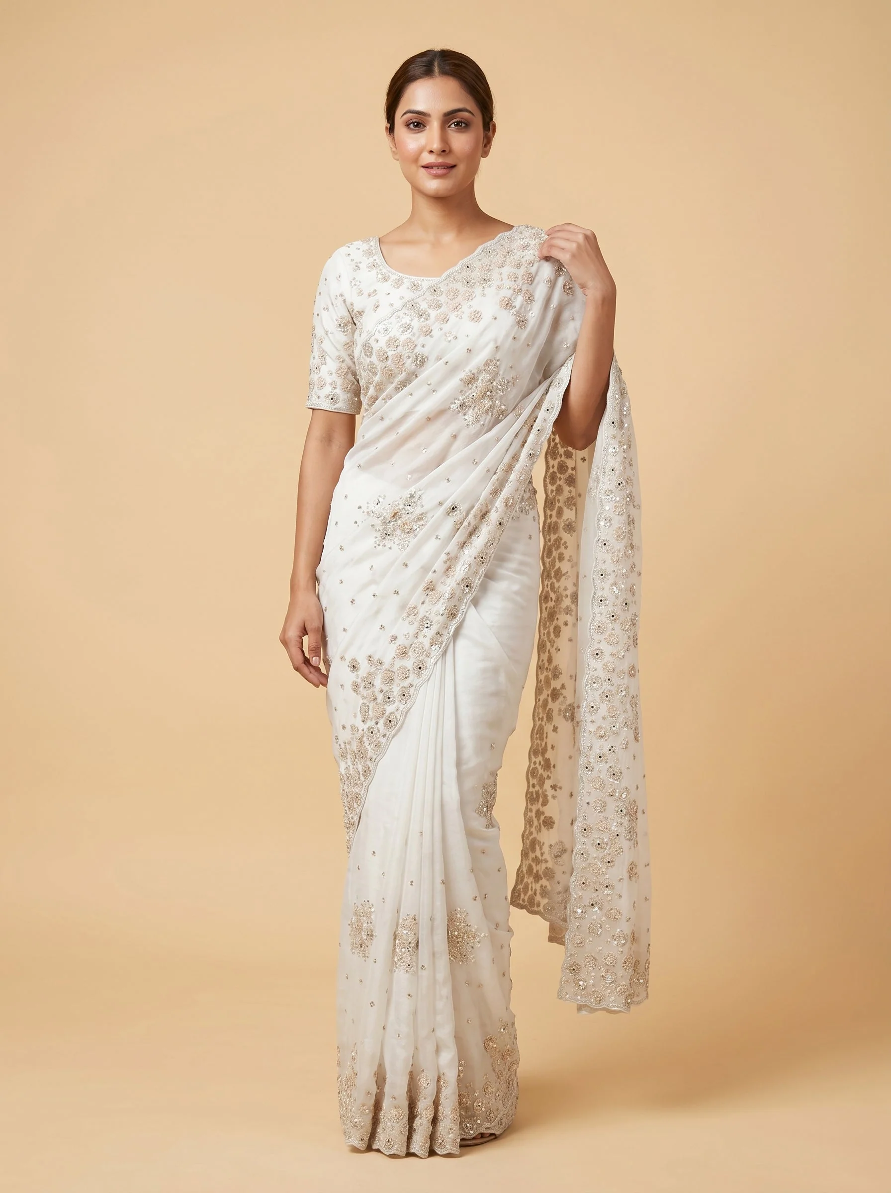 Yellow Beaming Handloom Saree